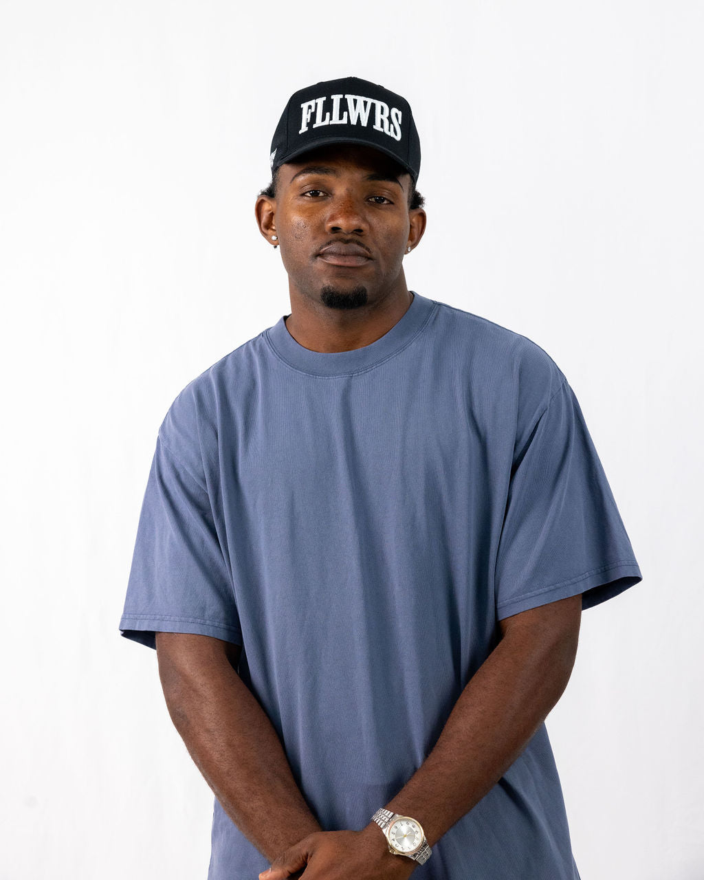 Heavy Weight Midnight Blue Tee – FLLWRS